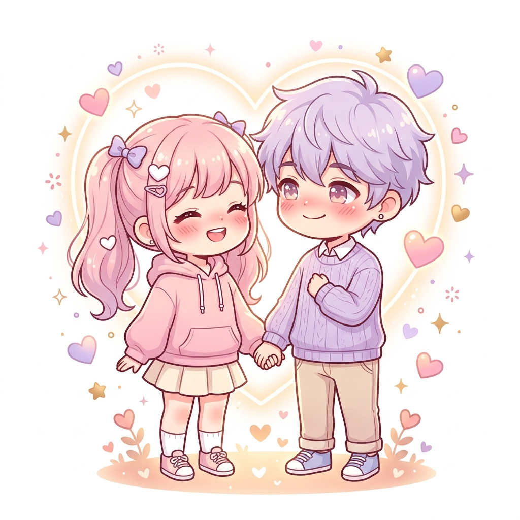 Cute Chibi Couple